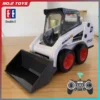 DOUBLE E Remote Control Bulldozer Truck with LED Lights 2.4G RC Loader Bucket Trucks Engineering Excavator Vehicle Car Boy Toys