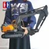 Double E E598 EC160E 1:16 17CH RC Excavator Car Model three-in-one Dual-mode crawler remote control Truck Digger Toys boys