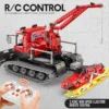 1100PCS Remote Control Snow Technical Vehicle Building Blocks Electric RC Car Engineering Crane Model Bricks Kids Toys Gifts
