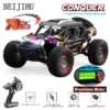70KM/H Or 50KM/H 1:16 4WD Rc Car 4x4 Off Road Brushless Remote Control Truck Electric High Speed Drift Cars VS Wltoys 124016 Toy