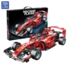 455PCS F1 RC Race Cars Sets MOC Remote Building Blocks Control Car DIY Kits Building Toys for Kids Christmas Halloween Gifts